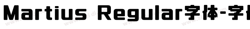 Martius Regular字体字体转换